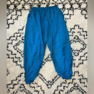 Vintage Men’s Turquoise Sweatpants Bolo Spirit Tracksuit Windbreaker Size XL